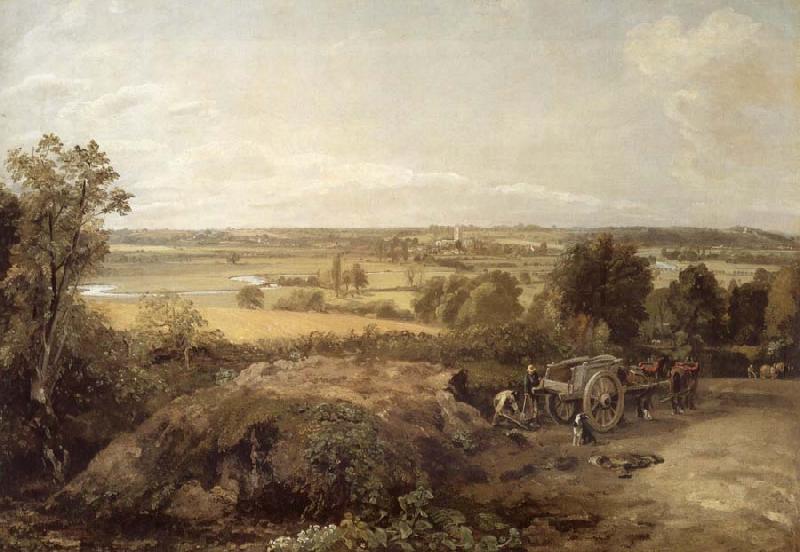 John Constable Stour Valley and the church of Dedham